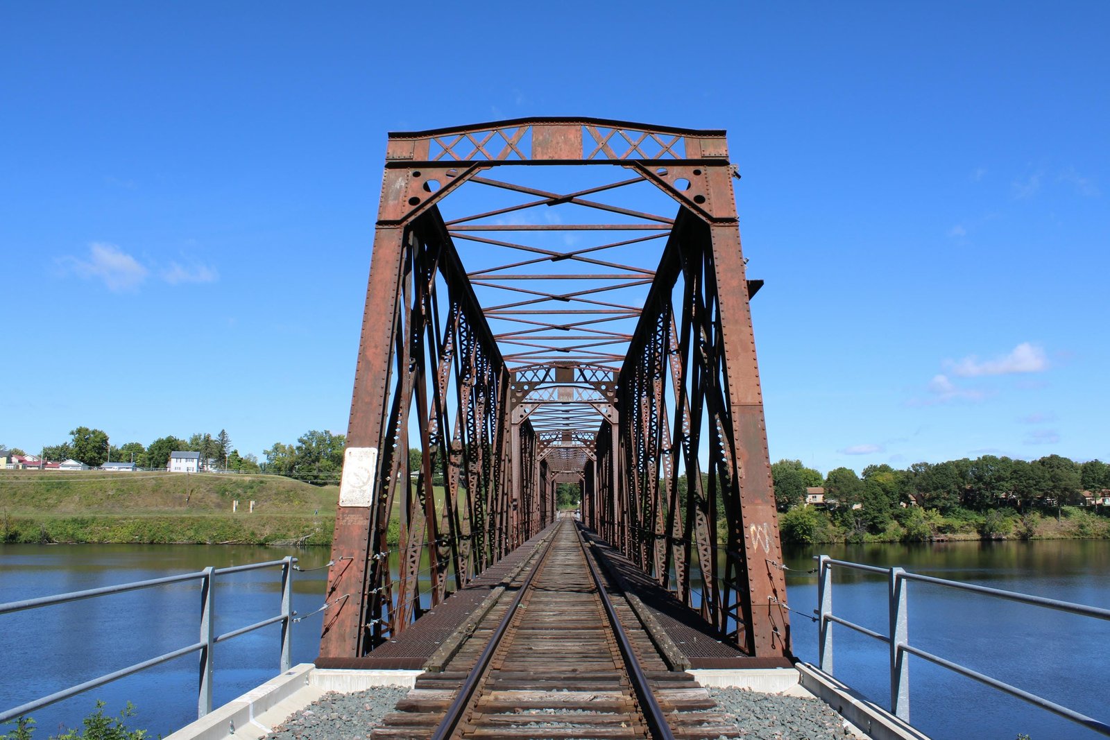 Looking north